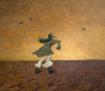 El espantapájaros de William Kiddier